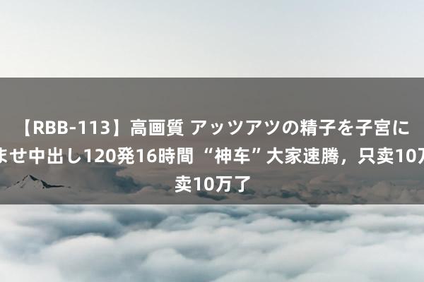 【RBB-113】高画質 アッツアツの精子を子宮に孕ませ中出し120発16時間 “神车”大家速腾，只卖10万了